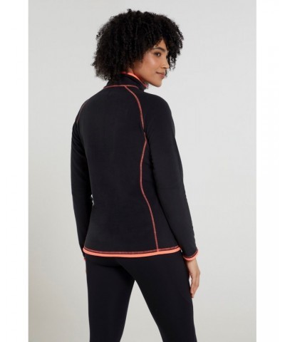 Montana Womens Half-Zip Fleece Jet Black $14.30 Fleece