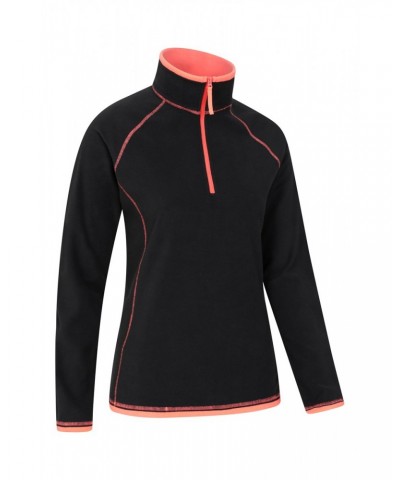 Montana Womens Half-Zip Fleece Jet Black $14.30 Fleece