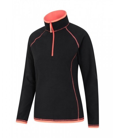 Montana Womens Half-Zip Fleece Jet Black $14.30 Fleece