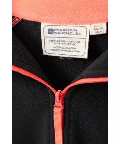 Montana Womens Half-Zip Fleece Jet Black $14.30 Fleece