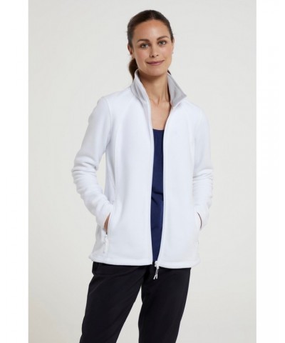 Sky Womens Full-Zip Fleece Jacket White $28.61 Fleece