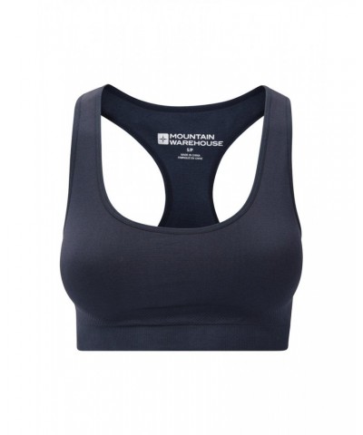 Womens Anti-chafe Seamless Bra Navy $14.49 Active