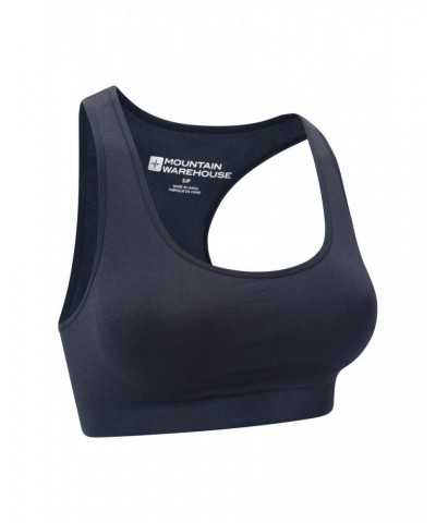 Womens Anti-chafe Seamless Bra Navy $14.49 Active