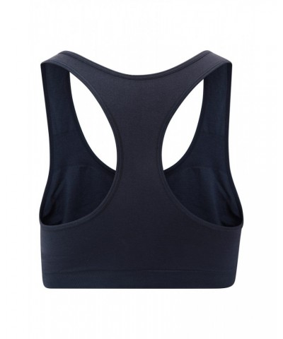 Womens Anti-chafe Seamless Bra Navy $14.49 Active