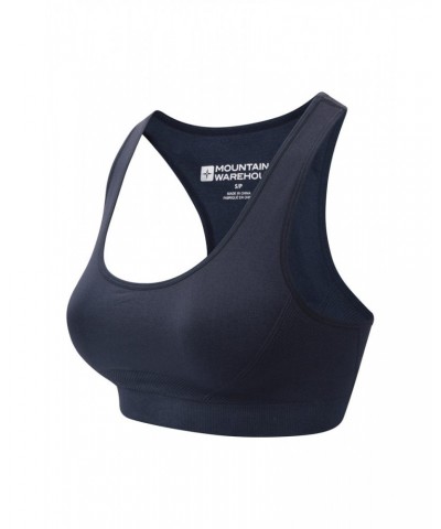 Womens Anti-chafe Seamless Bra Navy $14.49 Active