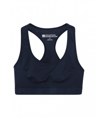 Womens Anti-chafe Seamless Bra Navy $14.49 Active