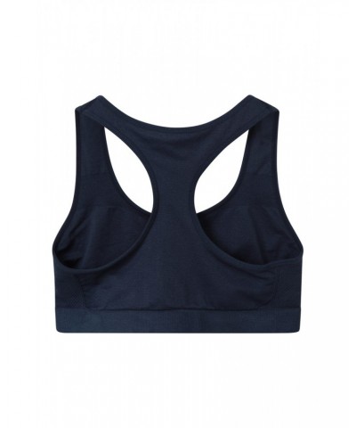 Womens Anti-chafe Seamless Bra Navy $14.49 Active