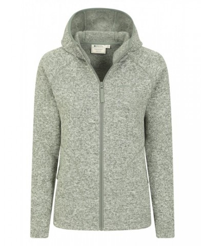 Nevis Womens Full Zip Hoodie Light Khaki $27.02 Fleece