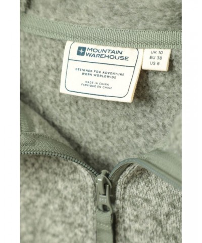 Nevis Womens Full Zip Hoodie Light Khaki $27.02 Fleece