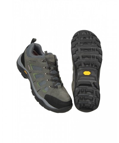 Field Extreme Mens Vibram Waterproof Hiking Shoes Grey $50.60 Footwear