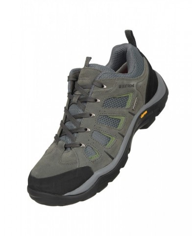 Field Extreme Mens Vibram Waterproof Hiking Shoes Grey $50.60 Footwear