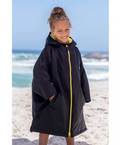 Tidal Kids Waterproof Swim Robe Jet Black $32.50 Swimwear