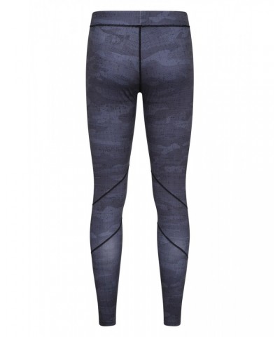 Mens Running Leggings Jet Black $13.53 Active