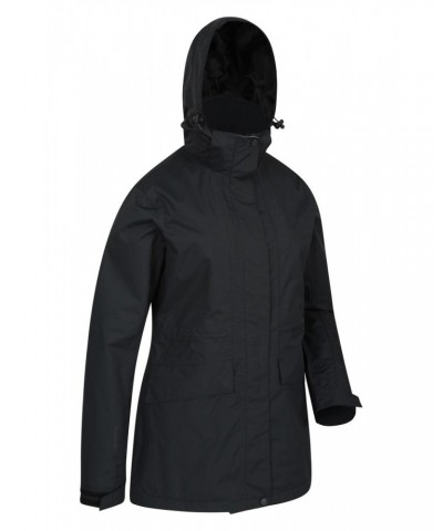 Glacial Extreme Womens Long Waterproof Jacket Black $29.40 Jackets