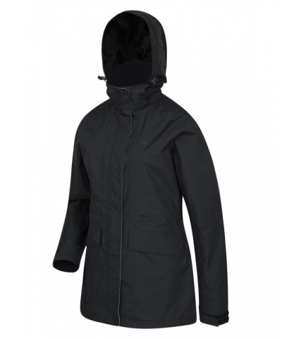 Glacial Extreme Womens Long Waterproof Jacket Black $29.40 Jackets