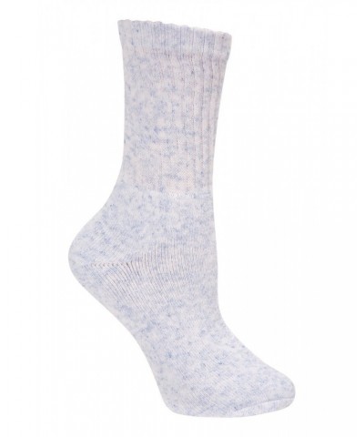 Outdoor Womens Mid-Calf Hiking Socks 3-Pack Pale Blue $11.79 Accessories