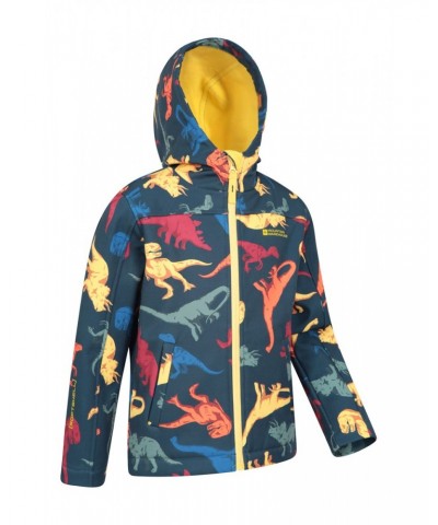 Exodus II Kids Printed Water-resistant Softshell Soft Yellow $17.81 Jackets