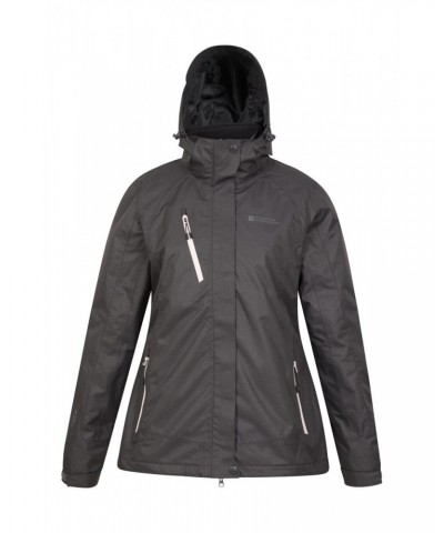 Bracken Melange Womens 3 in 1 Jacket Black $54.99 Jackets