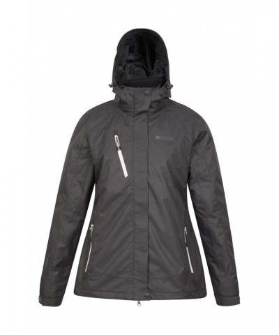 Bracken Melange Womens 3 in 1 Jacket Black $54.99 Jackets