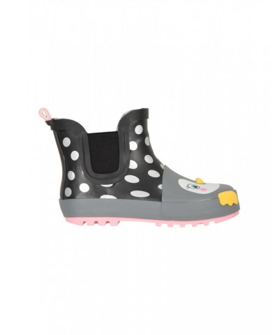 Kids Short Character Rain Boots Black $15.38 Footwear