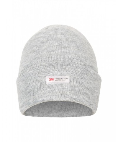 Womens Thinsulate Knitted Beanie Light Grey $10.00 Accessories