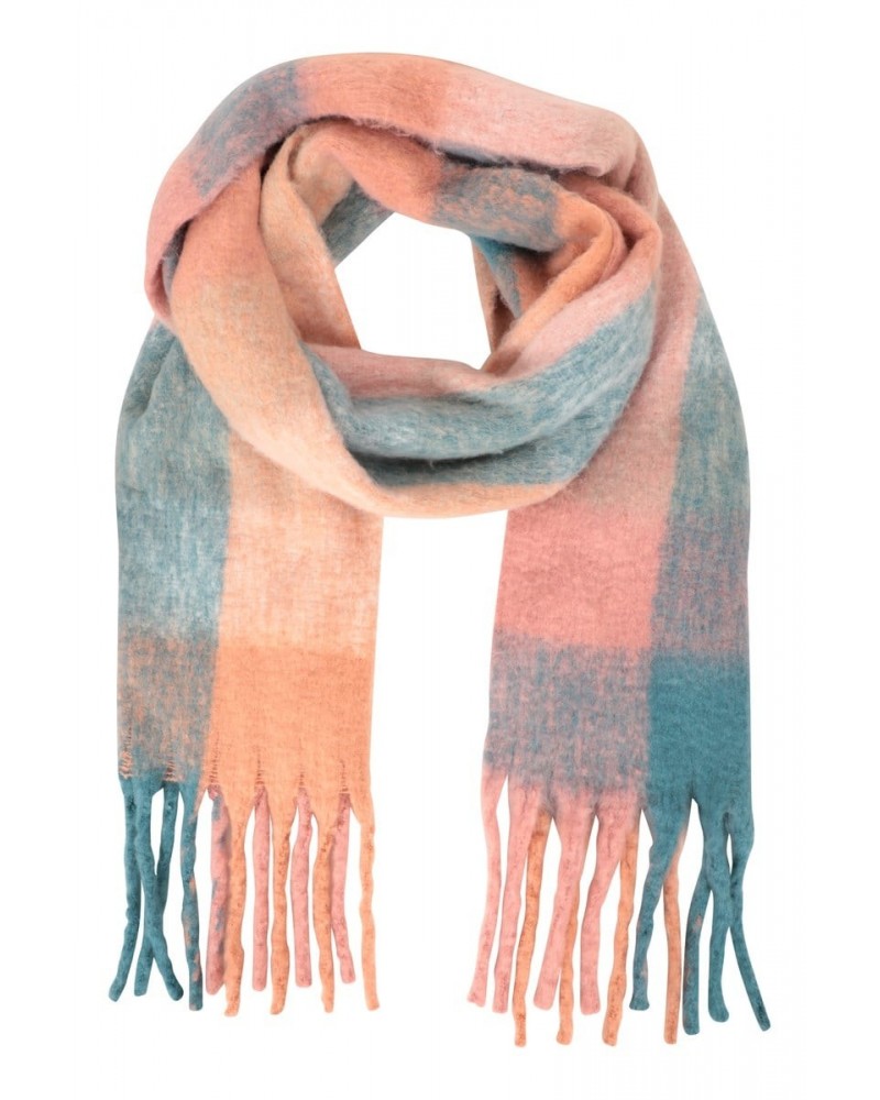 Cozy Blanket Scarf Pink $10.19 Accessories