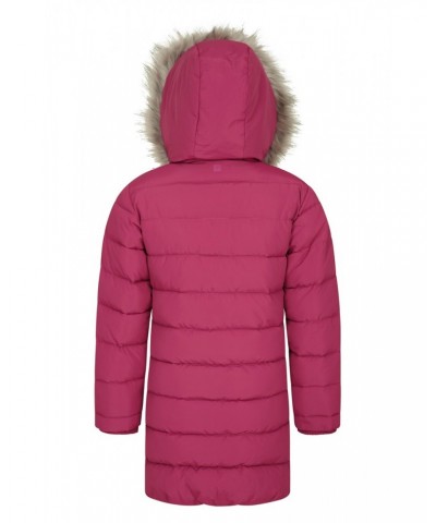 Galaxy Kids Water-resistant Long Insulated Jacket Berry $40.59 Jackets