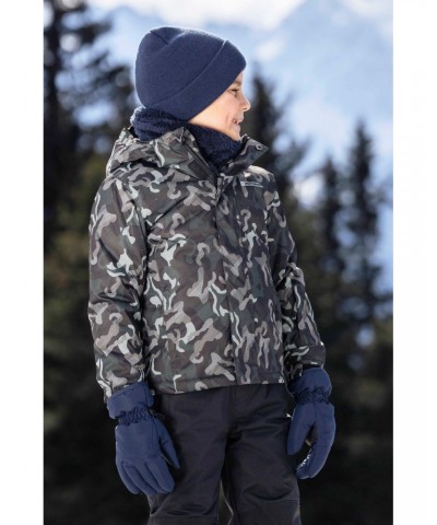 Kids Printed Ski Jacket & Pant Set Black $29.90 Jackets