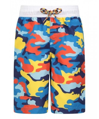 Wave Longer Length Kids Boardshorts Camouflage $11.72 Pants