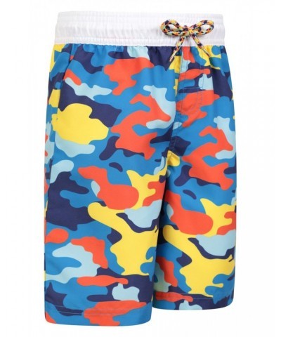 Wave Longer Length Kids Boardshorts Camouflage $11.72 Pants