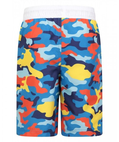 Wave Longer Length Kids Boardshorts Camouflage $11.72 Pants