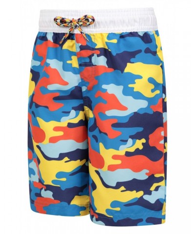 Wave Longer Length Kids Boardshorts Camouflage $11.72 Pants