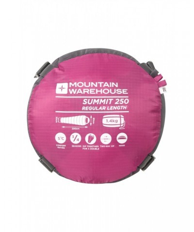 Summit 250 Sleeping Bag Fuchsia $28.08 Sleeping Bags