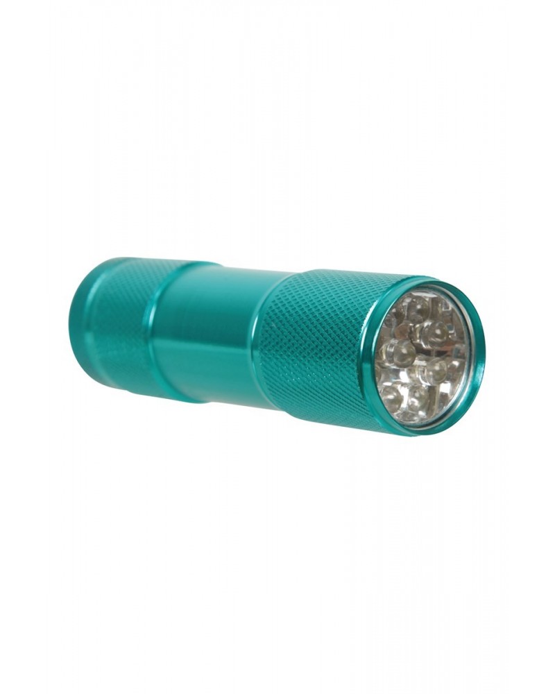 Fun 9 LED Gift Flashlight Teal $8.11 Walking Equipment