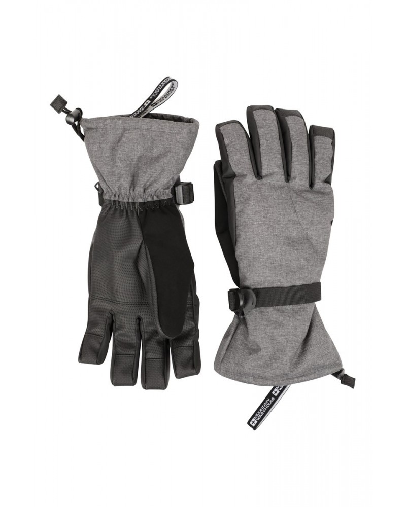 Lodge Mens Ski Gloves Dark Grey $21.08 Accessories