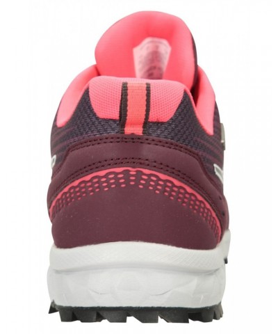 Lakeside Trail Womens Waterproof Running Shoes Burgundy $31.79 Active