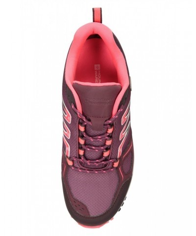 Lakeside Trail Womens Waterproof Running Shoes Burgundy $31.79 Active