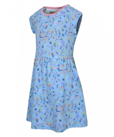 Penelope Kids Organic Dress Pale Blue $17.09 Dresses & Skirts