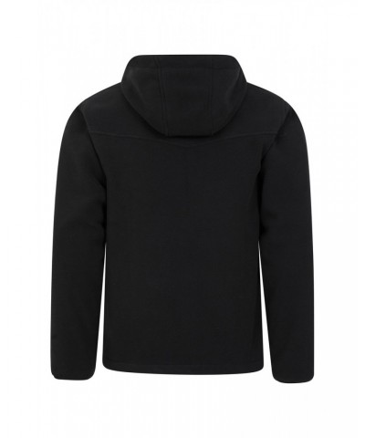 Expedition Mens Windproof Fleece Hoodie Black $35.09 Fleece