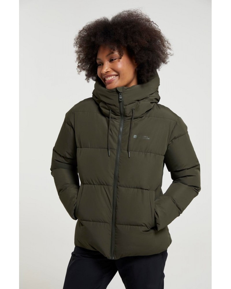 Toasty Womens Short Insulated Jacket Khaki $32.90 Jackets