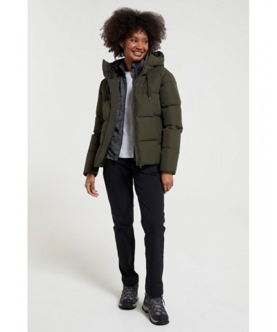 Toasty Womens Short Insulated Jacket Khaki $32.90 Jackets