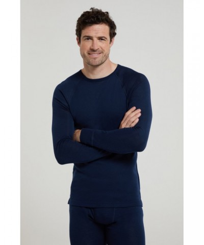 Merino Mens Thermal Top Navy $16.80 Thermals