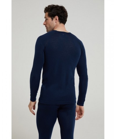 Merino Mens Thermal Top Navy $16.80 Thermals