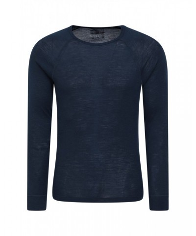 Merino Mens Thermal Top Navy $16.80 Thermals