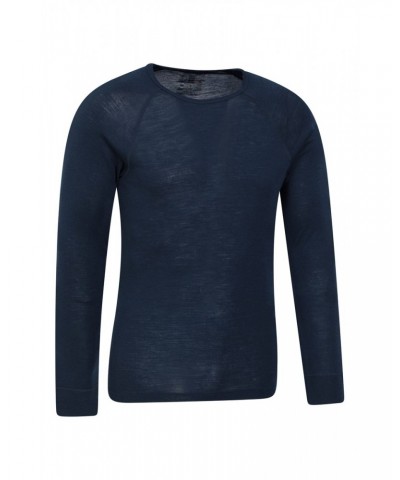 Merino Mens Thermal Top Navy $16.80 Thermals