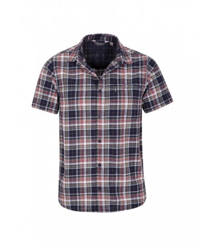 Holiday Mens Cotton Shirt Burgundy $15.18 Tops