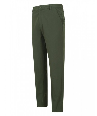 Odyssey Mens Water Resistant Stretch Pants Dark Khaki $25.36 Pants