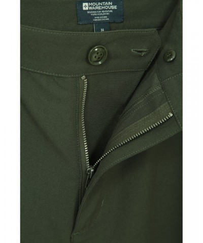 Odyssey Mens Water Resistant Stretch Pants Dark Khaki $25.36 Pants