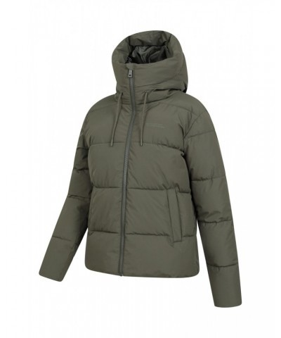 Toasty Womens Short Insulated Jacket Khaki $32.90 Jackets