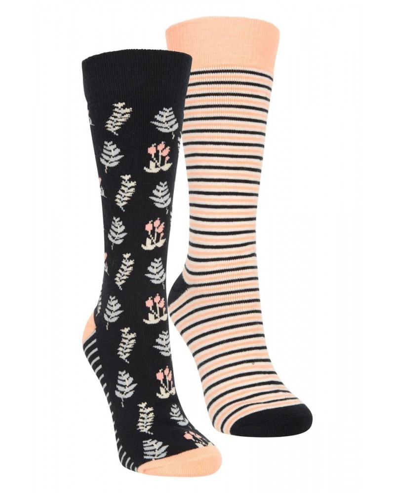 Floral Womens Rain Boot Socks Multipack Navy $14.49 Accessories